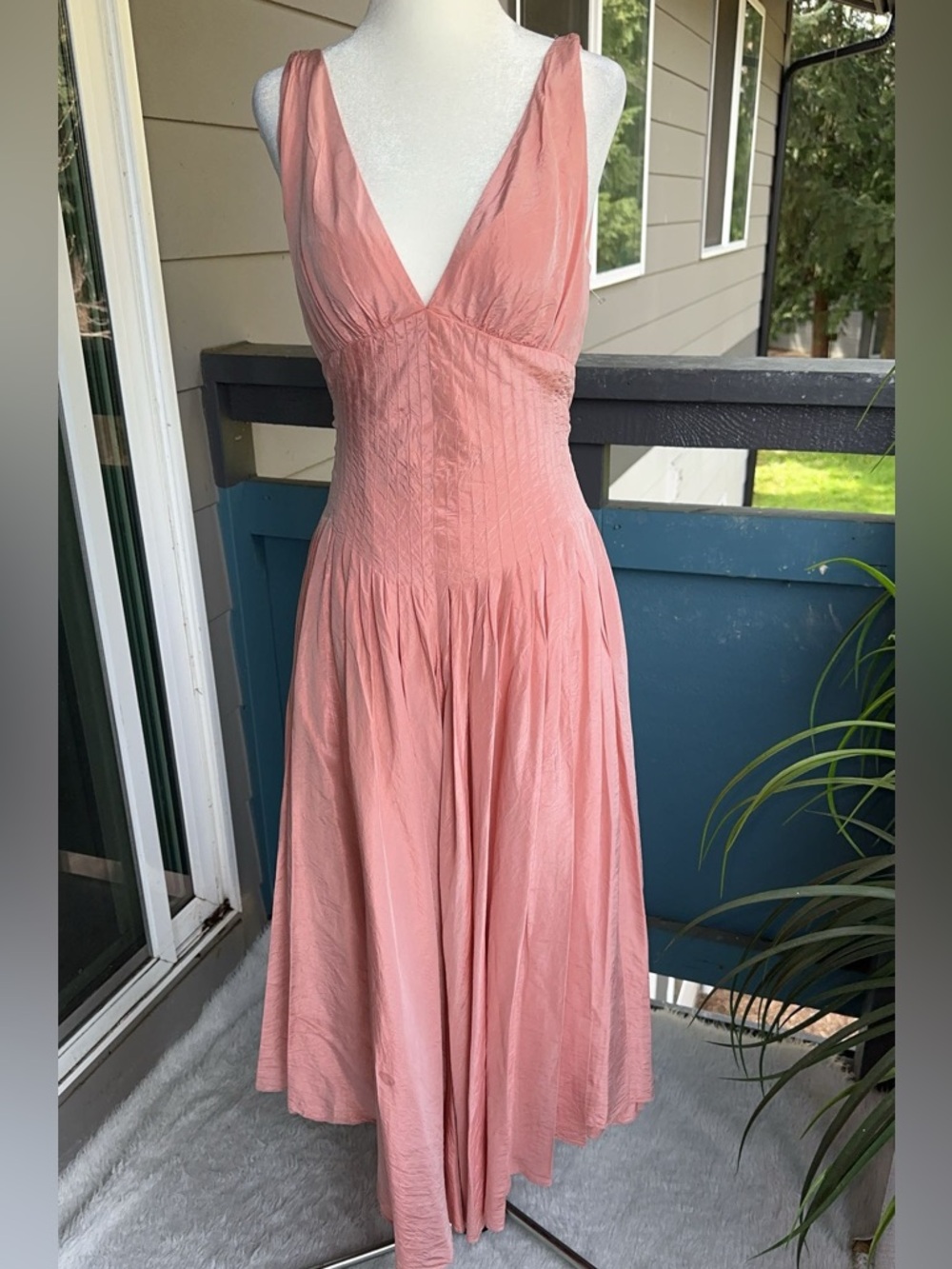 Rickie freeman for Teri Jon Sz 6 Vintage pink dress